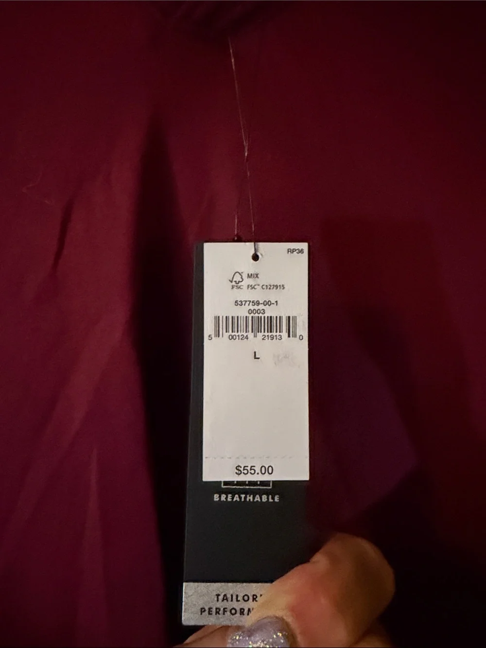 Banana Republic Men's Polo in Deep Wine